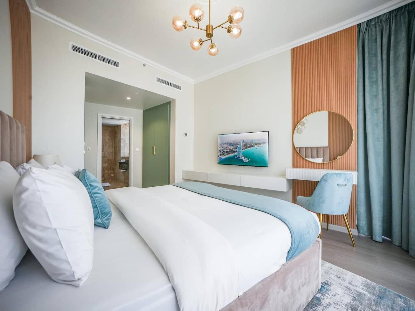 Deluxe 3 Bedroom With Marina & Sea View Дубай Экстерьер фото