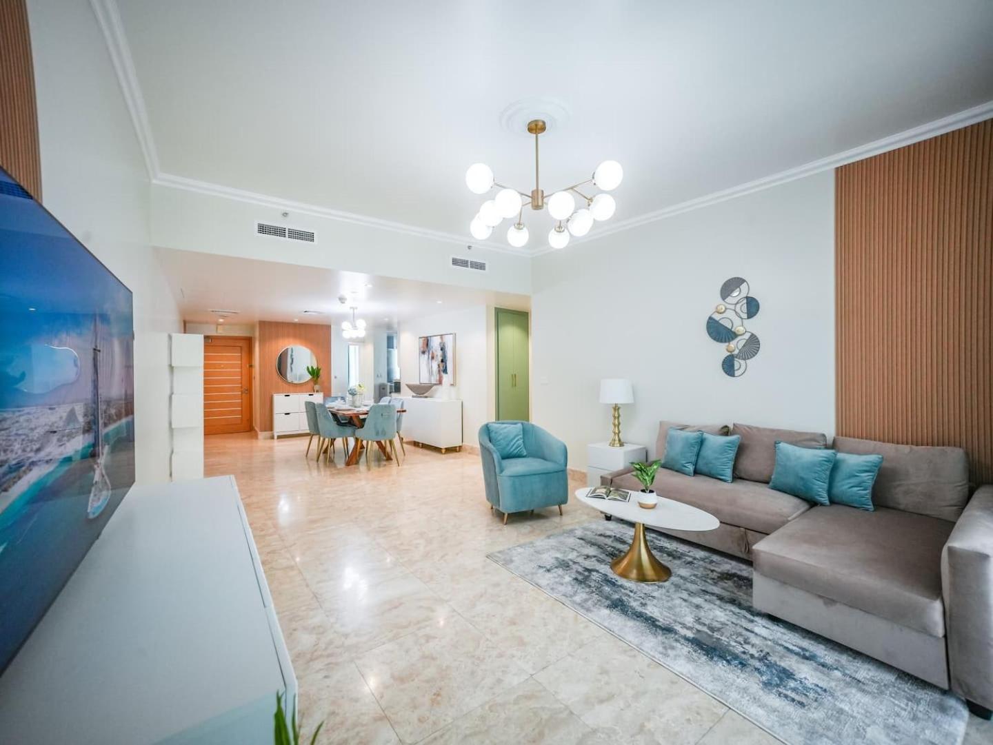 Deluxe 3 Bedroom With Marina & Sea View Дубай Экстерьер фото